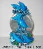 Wholesale crystal gift with dolphin for home decoration