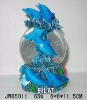 Wholesale 65mm dolphin polyresin water ball