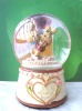 Wholesale LED water globe ,resin crafts