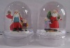 Christmas acrylic snow globe