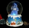 Polyresin LED Christmas Water globe