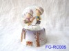 Wholesale LED water globe ,resin crafts