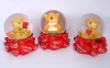 Wholesale Polyresin valentine's day snow globe decoration gifts