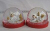 Wholesale playing kids acrylic snow globe