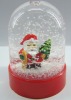 Wholesale lovely santa snowflake snow globe