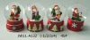 Wholesale Polyresin santa claus water ball