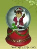 Wholesale resin dog glass snow globe