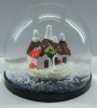 Wholesale cute house snow globe