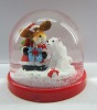 Wholesale christmas animal snow globe