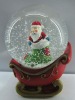 Wholesale santa snow globe on sled