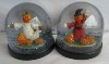 Wholesale acrylic Halloween snow globe