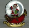 Wholesale Glass dome santa claus
