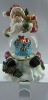 Wholesale santa figurine with snow globes
