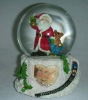Wholesale Glass globe santa claus