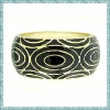 Wholesale wholesale chunky fashion heavy wide alloy bangles costume jewelry