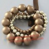 fashion girls pearl bead bracelet costume jewelry