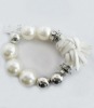 Wholesale The newest pearl costume bracelet with rhinestone