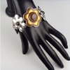 Wholesale Top fashion costume flower elastic bangle