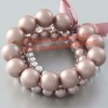 Wholesale fashion girls pearl bead bracelet costume jewelry