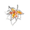 Wholesale 2011 Newest hot fashion leaf brooch,full crystal brooch,fashion costume jewelry