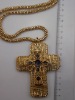 Wholesale fashion costume big cross necklace jewelry