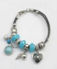 Wholesale 2011 Hand-made costume bracelet with turquoise