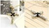 Wholesale fashion design antique cross necklace costume jewelry
