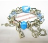 Wholesale fashion inexpensive turquoise beads bracelets costume jewelry