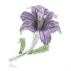Wholesale 2011 Newest hot fashion flower brooch,full crystal brooch,fashion costume jewelry