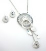 Wholesale costume jewelry necklace and earring set