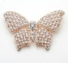 Wholesale butterfly shape pearls pin costume brooch
