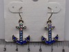 Wholesale costume jewelry anchor earring