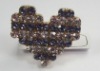 Wholesale fashion heart ring