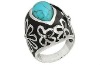 Wholesale Newest Jewelry-Best selling turquoise large costume ring
