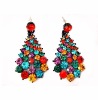Wholesale Magnificent Multi Crystal Teardrop Earrings