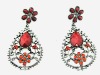 Wholesale costume jewelry stone earrings