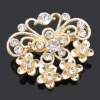 Wholesale 2011 Newest hot fashion flower brooch,2011 fashion costume jewelry