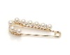 Wholesale pearls rhinestones safety pin costume brooch jewelry