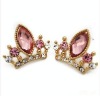 imperial crown rhinestone alloy Earring wholesalers