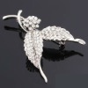 Wholesale 2011 Newest hot fashion leaf brooch,full crystal brooch,fashion costume jewelry