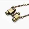 Wholesale fashion alloy Binoculars pendant necklace
