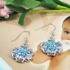 Wholesale 2011 the most popular fashion costume jewelry crystal alloy earrings