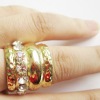 Wholesale fashion new design antique crytal ring ,costume jewelry