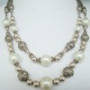 Wholesale Costume artificial jewelry alloy beads necklace