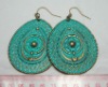 Wholesale metal earring with epoxy