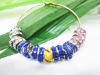 Wholesale 2011colorful fashion hoop earring/rhinestone bead hoop earring/costume fashion hoop earring jewelry/crystal bead hoop earring