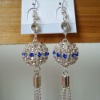Wholesale New Arrial alloy crystal Chinese lantern earrings