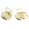 Wholesale 2011 the most popular fashion costume jewelry gold plated earrings