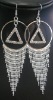 Wholesale costume rhinestone earring