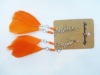 Wholesale fashion feather earrings SER-10019